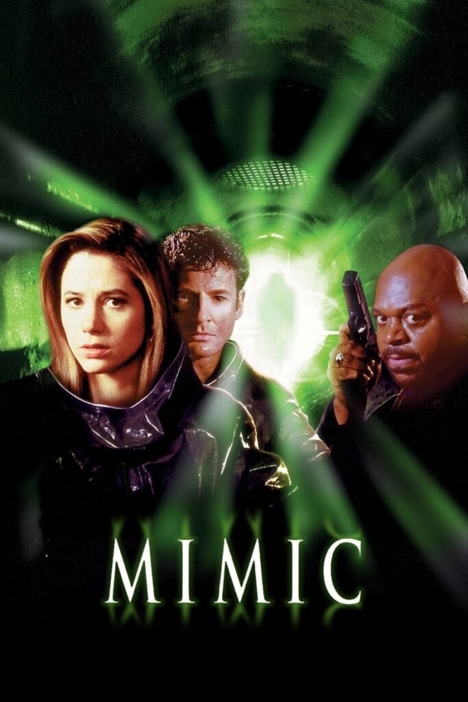 JunkfoodCinema's tweet photo. Don’t mean to bug you, but it’s a new episode! 🪳 🪳 🪳

This week, Brian &amp; Weinberg venture into the sewers to discuss @RealGDT’s MIMIC! (Director’s cut obviously)

It’s a big swingin’ flick!

RskT now before this ep scurries away! 🪳🪳🪳 

https://t.co/h6SI6j7pR0 https://t.co/0PIvZsndiR
