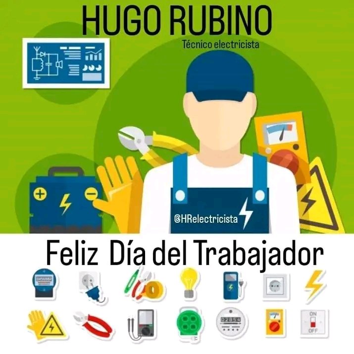 HRelectricista's tweet photo. Hᴜɢᴏ Rᴜʙɪɴᴏ
Tᴇ́ᴄɴɪᴄᴏ ᴇʟᴇᴄᴛʀɪᴄɪsᴛᴀ 💡
#WʜᴀᴛsAᴘᴘ 📲 3416684118
Rᴏsᴀʀɪᴏ - Sᴀɴᴛᴀ Fᴇ

#HugoRubinoTécnicoElectricista
#Rosario #TécnicoElectricista 
#Electricidad #Electricista
#InstalacionesEléctricas 
#Montajes #Ascensores 
#PreciosRosario #RosarioLaCiudad https://t.co/vWg8qdBnFm