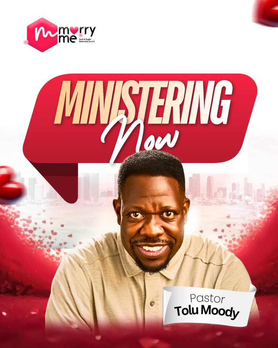 MarryMeOfficia's tweet photo. Ministering now: Pastor Tolu Moody 💍✨

Grace is evident, hearts are receptive, and lives are being aligned.
This is a defining moment.

#MarryMeConference2026 #IntentionalSingles #RelationshipGoals #YouthAndSinglesSummit https://t.co/gDjQRKcele