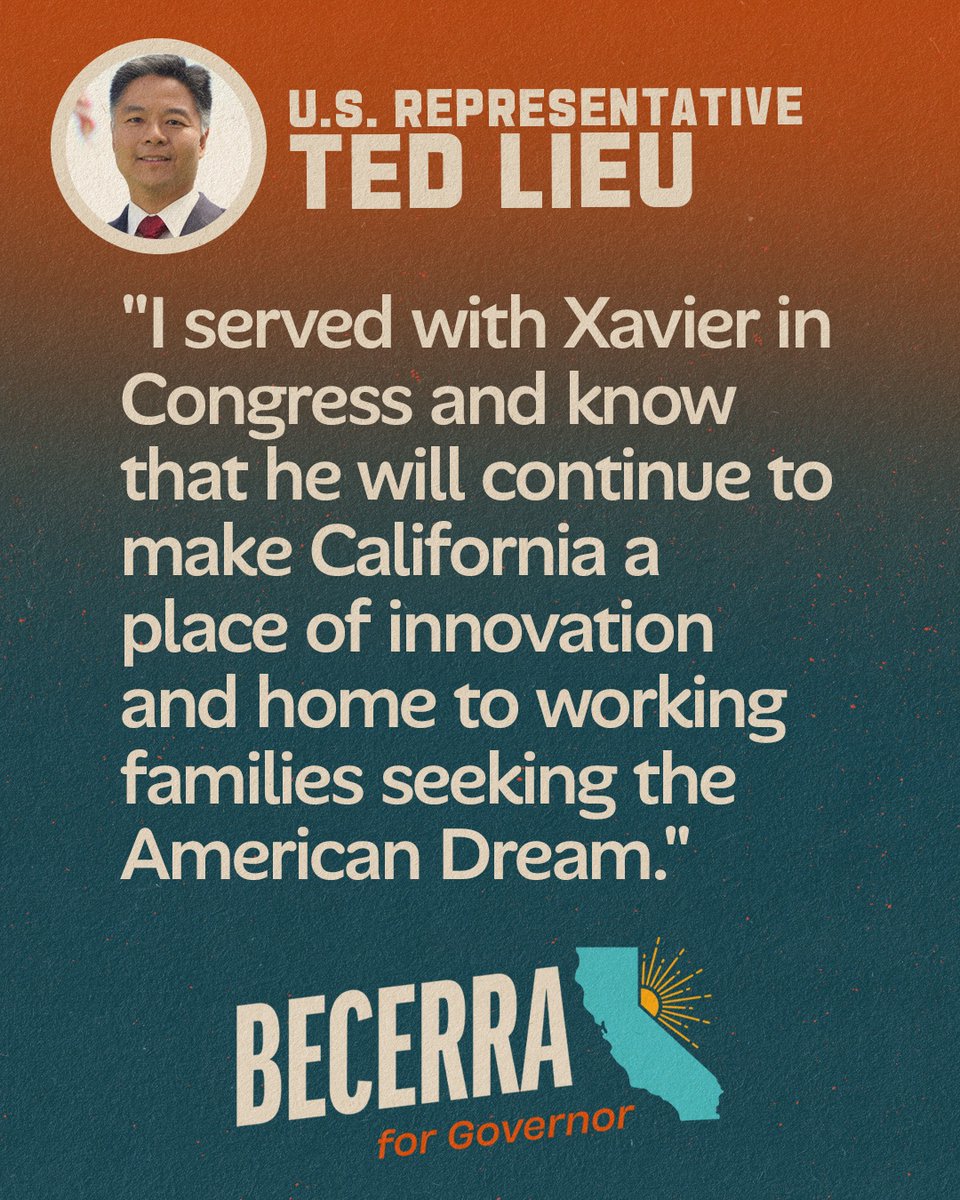 Xavier Becerra tweet media