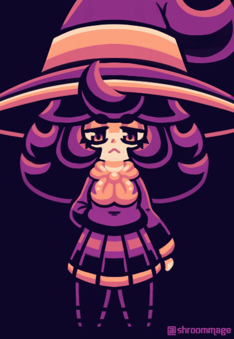 ShroomMage's tweet photo. drew lilly with a random palette, &amp; did some wacky stuff with the shading too https://t.co/io5BMRoNpJ