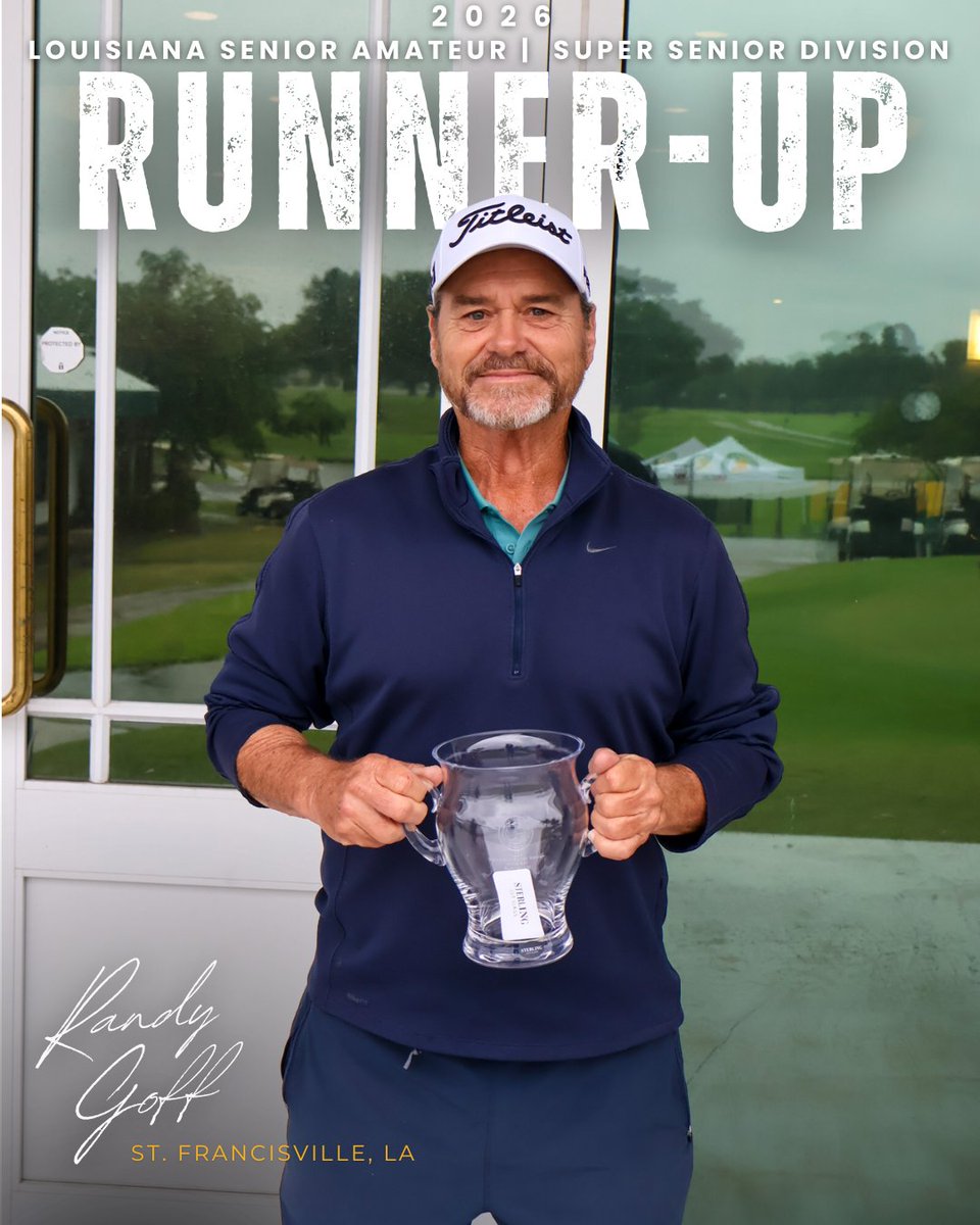 LGA1920's tweet photo. Following today's weather conditions, congratulations to the following winners of the Legends and Super Senior divisions! 

Click the link in our bio for the full PR!

#GeauxGolf #PlayLGA https://t.co/IWcziuqEQO