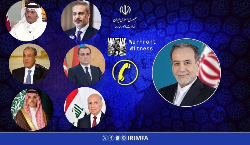 ANederica's tweet image. Global | Araghchi briefed regional counterparts on Iran’s stance to end war In phone calls on Friday with the foreign ministers
Araghchi briefed regional counterparts on Iran’s stance to end war In phone calls on Friday with the foreign.
#Global