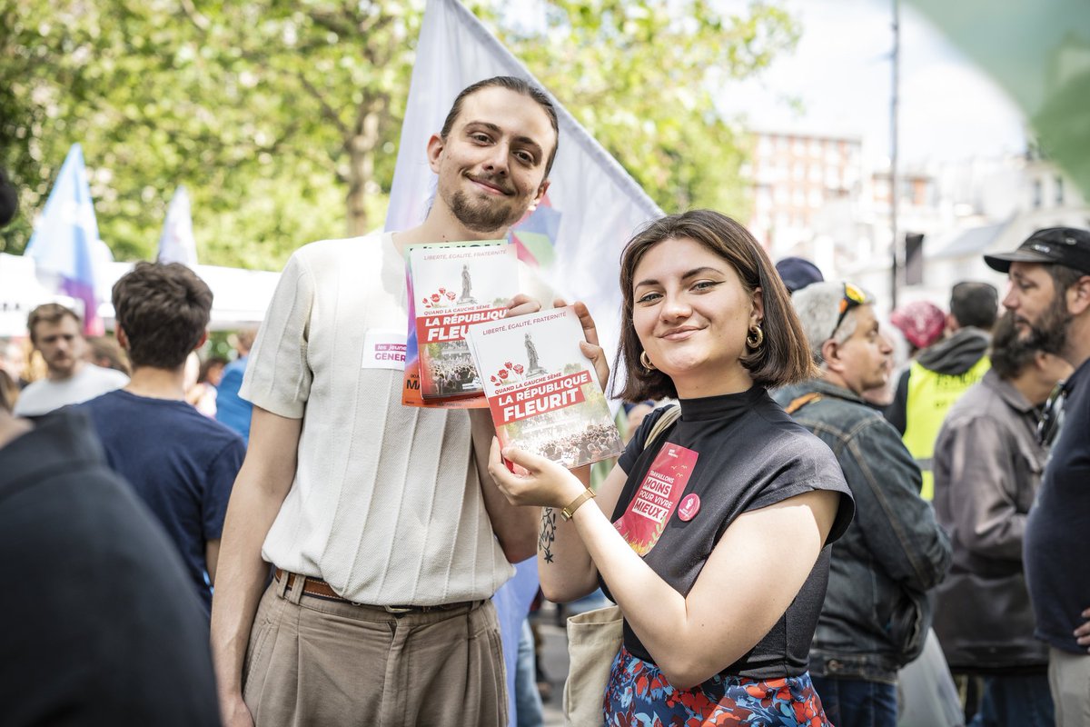 LesJeunesG's tweet photo. 90 ans après le Front Populaire, 1er mai combatif et unitaire partout en France !

Travaillons moins, mieux et en gagnant plus ✊️ https://t.co/UgnFQR4LJl