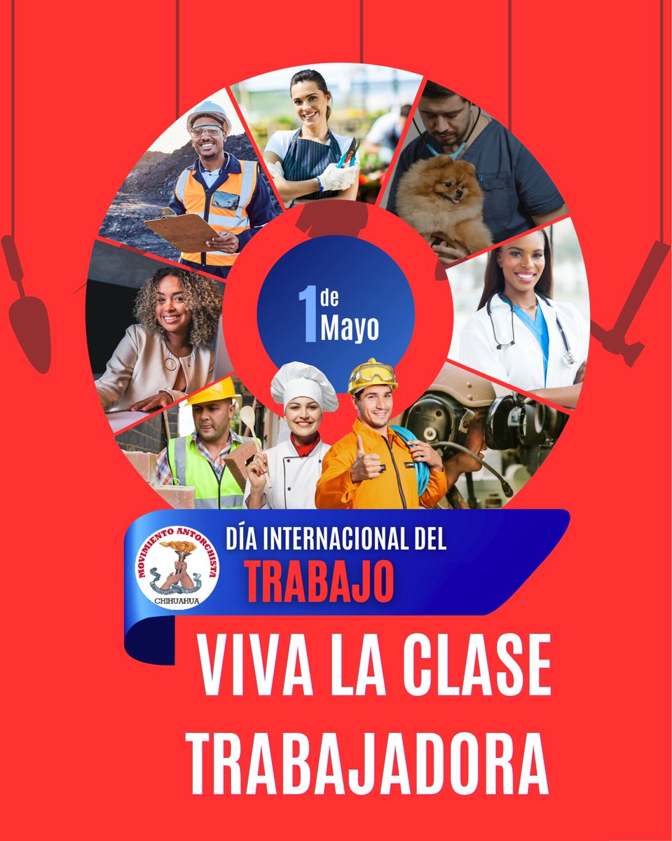 Que cada día, sea una oportunidad para seguir luchando por mejorar las condiciones de vida de todos los proletarios. 

¡Que viva la clase trabajadora!
