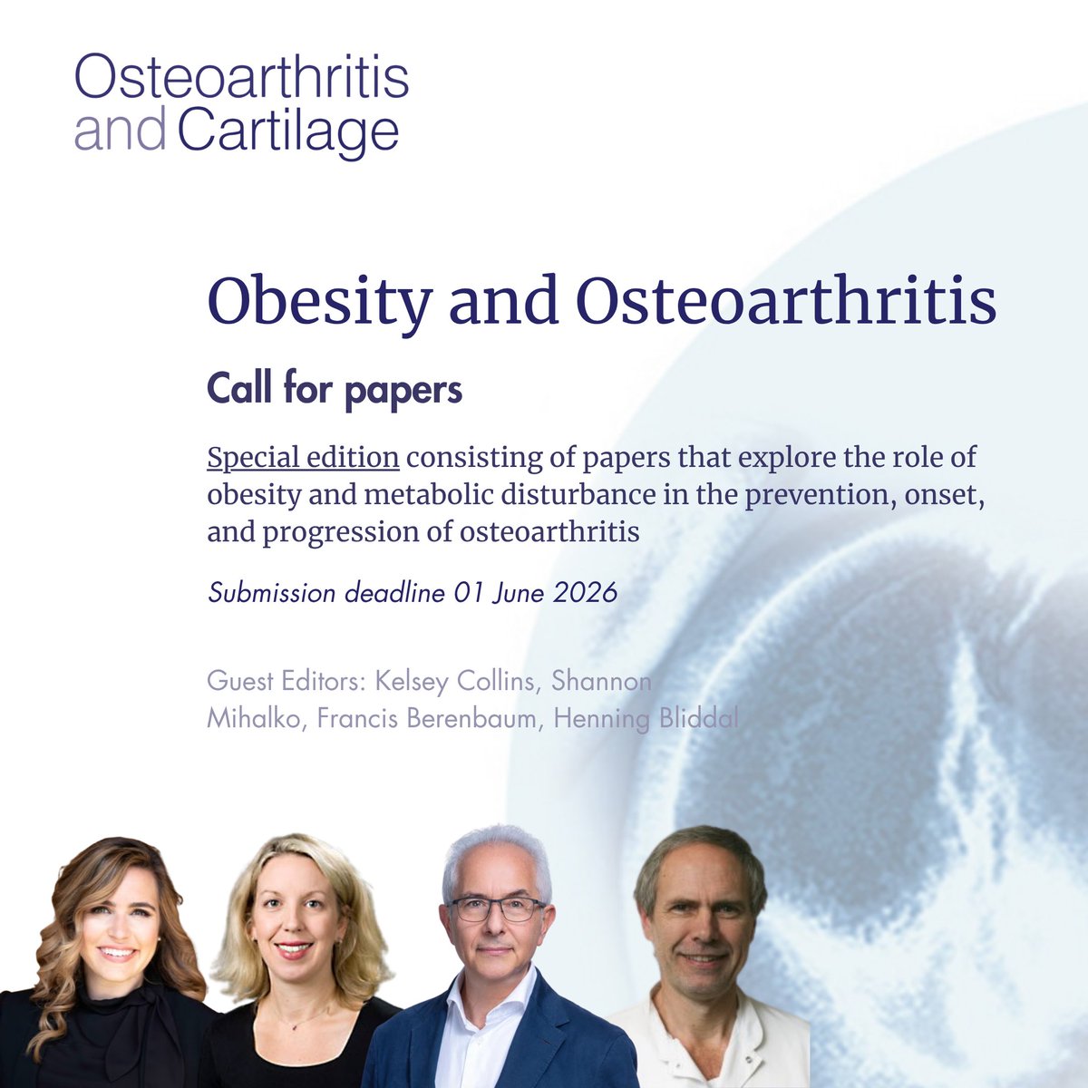 Osteoarthritis and Cartilage Journals tweet media