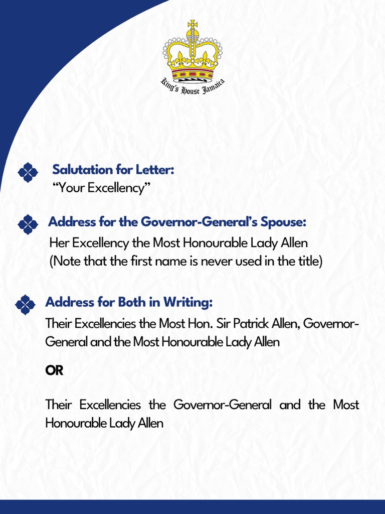 GovernorGeneralJamaica tweet media