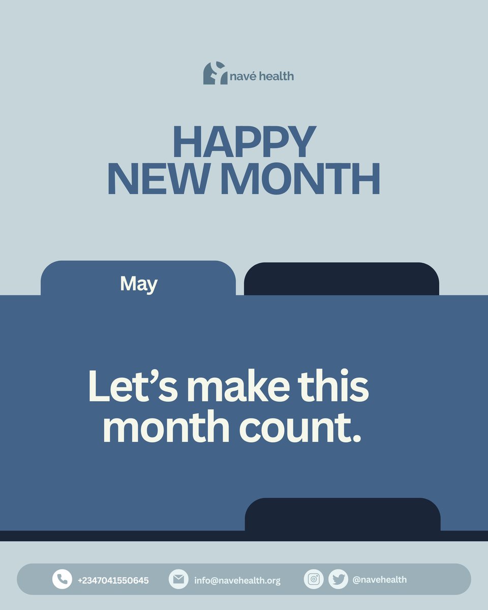 navehealth's tweet photo. Hello MAY

New month, fresh goals, better outcomes.

Let’s make it count. https://t.co/gQ3MMaeidi