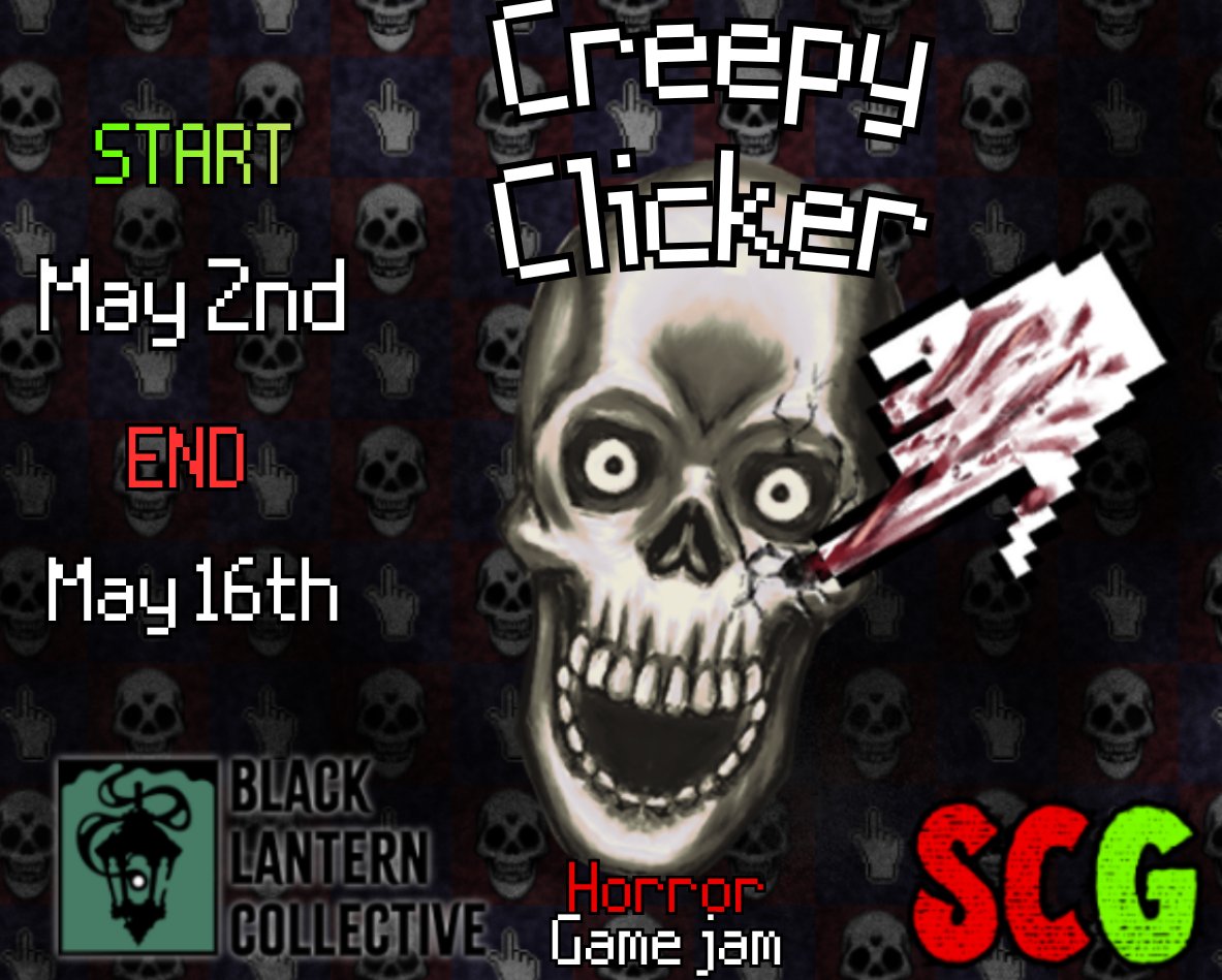 The Creepy Clicker Game Jam begins tomorrow! 

Prime your engines and ready your clickers. 

itch.io/jam/creepy-cli…
