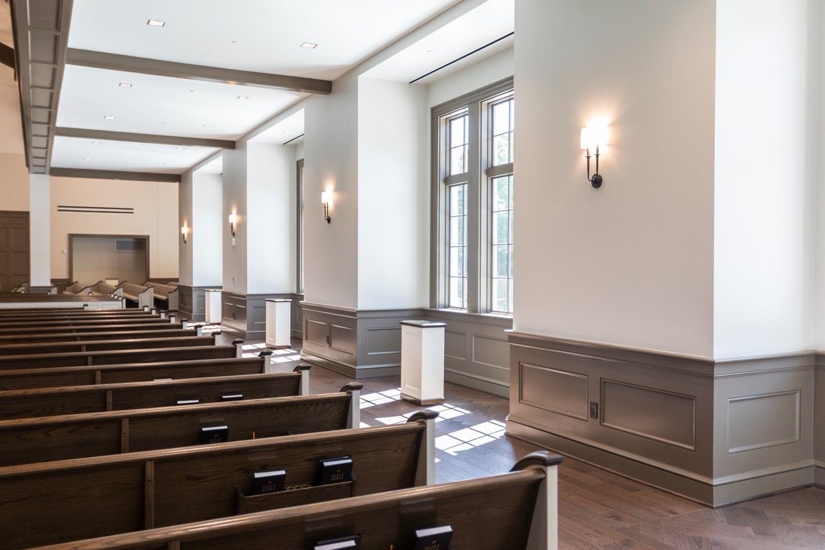 GatorMillworks's tweet photo. A space built on simplicity and strength. Custom millwork at Faith Presbyterian carries through the paneling, beams and pews, built to serve the community day in and day out.
#gator #gatormillworks #millwork #commercialmillwork #architecturalmillwork #CustomMillwork https://t.co/gddPHmXKEh