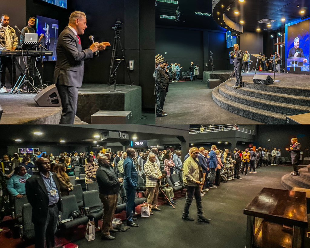 BertPretorius's tweet photo. Yesterday, I had the privilege of ministering in Durban, KZN, with Dr. Stanley and Sandra Moodley and the Grace International Network of pastors and ministers. So thankful for the Word that went forth and for what God did in the hearts of His people. Lives were encouraged, faith was strengthened, and hearts were stirred toward Him. Great leaders, great network. God is at work! 🙏🔥