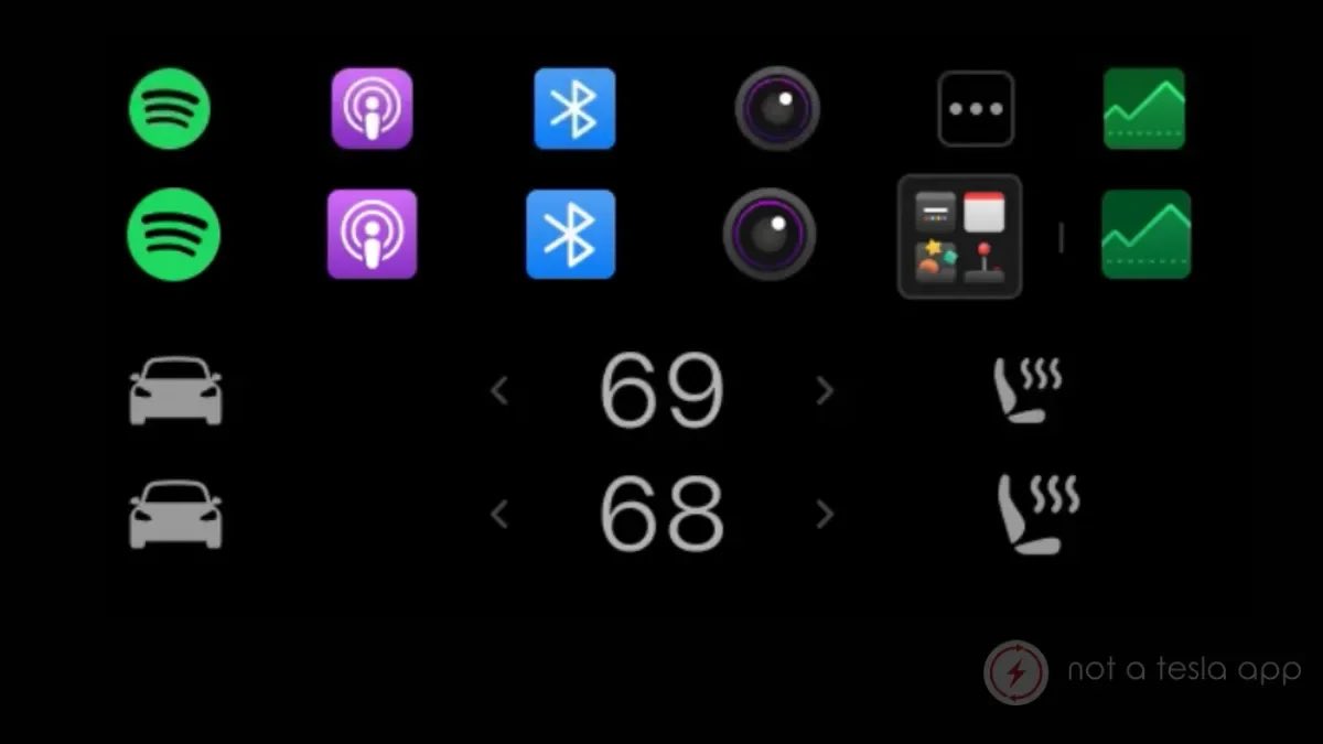 TheTeslaLife's tweet image. A Closer Look at #Tesla's Larger Spring Update Icons and How Much Bigger They Are
notateslaapp.com/news/4076/a-cl…