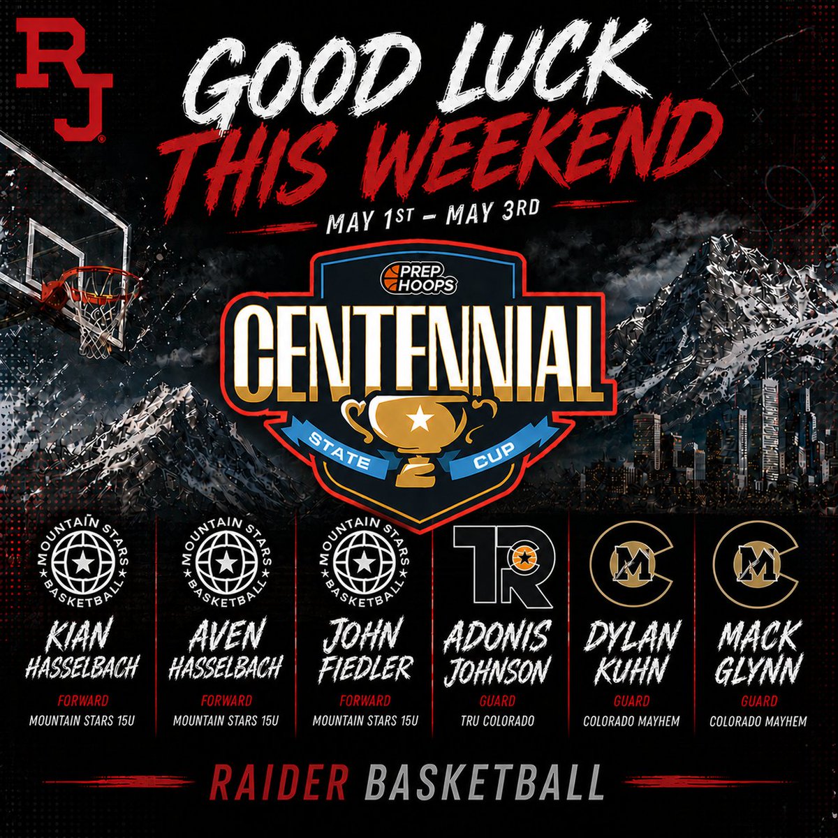 RJHS_Hoops's tweet photo. Good luck to our young guys staying local this weekend! https://t.co/5xb3VKlxcp