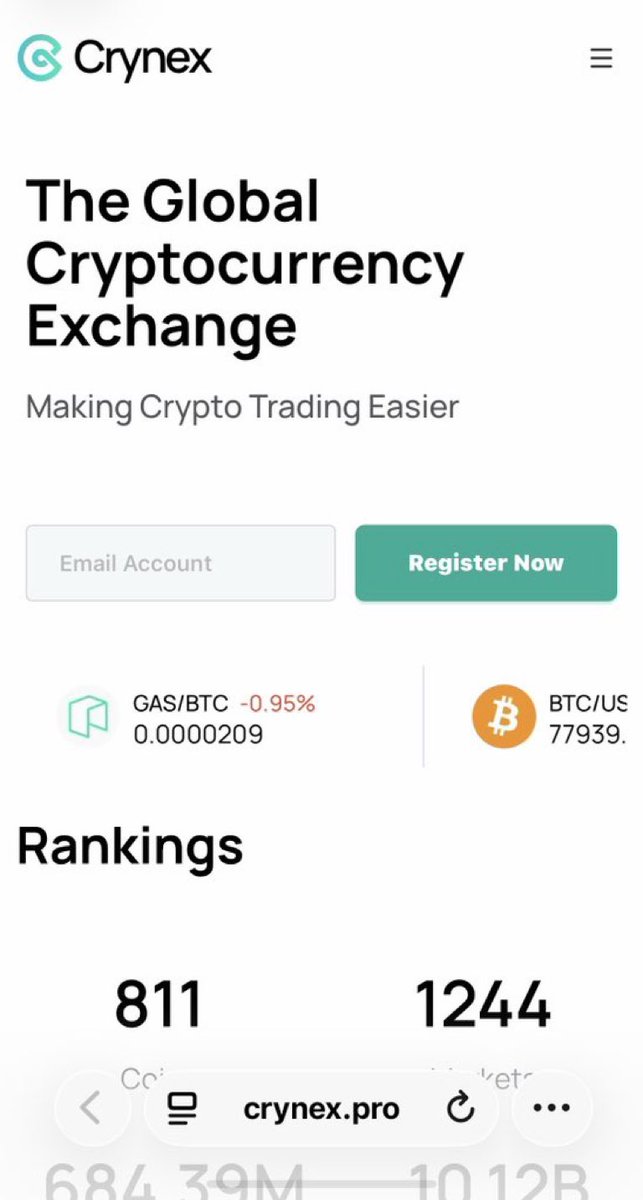 Christcleon's tweet image. ⚠️ Think twice before using #crynex
Reports show users unable to withdraw funds 🔒
⛔ Do not send any “activation” charges and keep transaction details intact.
📩 Get assistance only from verified crypto recovery experts. #Fraud #Cryptoscam