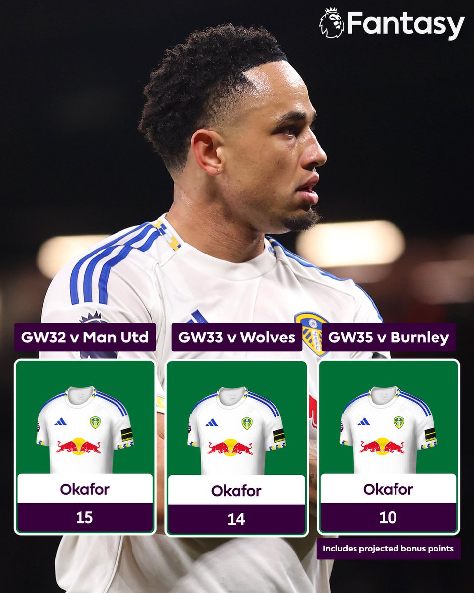 OfficialFPL's tweet image. Noah Okafor has three double-digit hauls in his last four #FPL appearances 😮‍💨