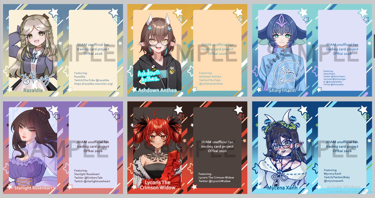 ando shinjiro, asura, orion klyne, ainami rana, peregrine gumy, okashi amanoka, razaldia, ashdown anthea, shinythanh, starlight roseheart, lycoris the crimson widow, mycena xanh