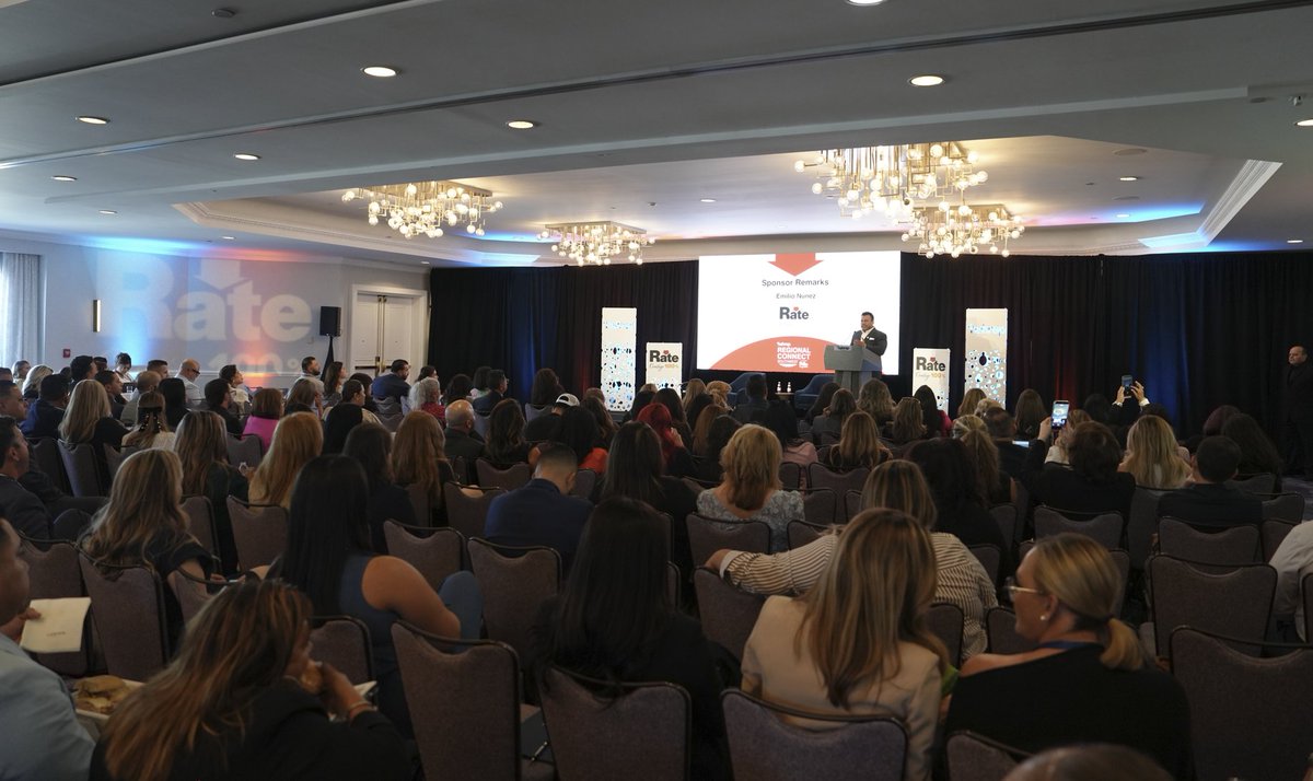 NAHREP's tweet photo. Setting the tone for what’s ahead, Emilio Nuñez from Rate brings a clear perspective on growth, opportunity, and how to navigate today’s market.

#RegionalConnect #Southwest #NAHREP #RateContigo https://t.co/9zT4Nr3ceD