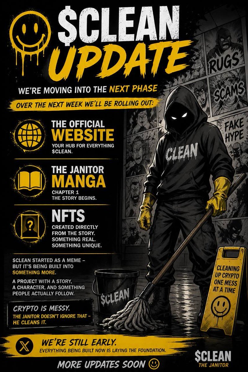 The Janitor | $CLEAN tweet media