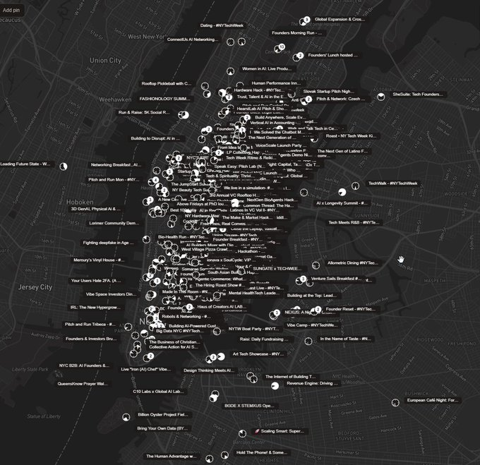 planwtf's tweet image. Wow, NYC is about to be crawling in tech events! 1,205 events and counting for NYC @Techweek_, June 1-7.

All at plan.wtf/nytechweek 📋
