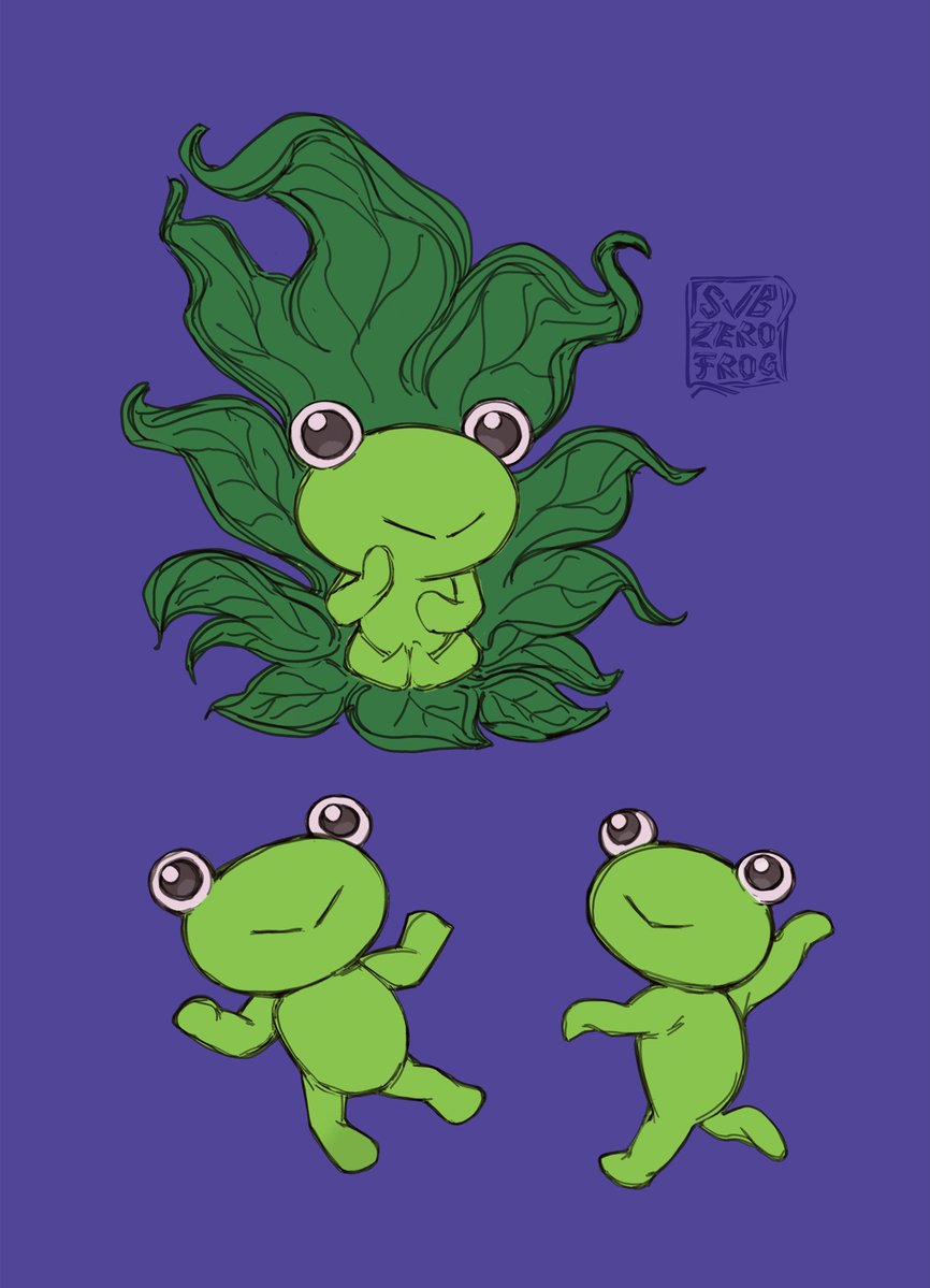 subzerofrog's tweet image. cute concepts unknown to other channels #frogs #ToAru #Touhou