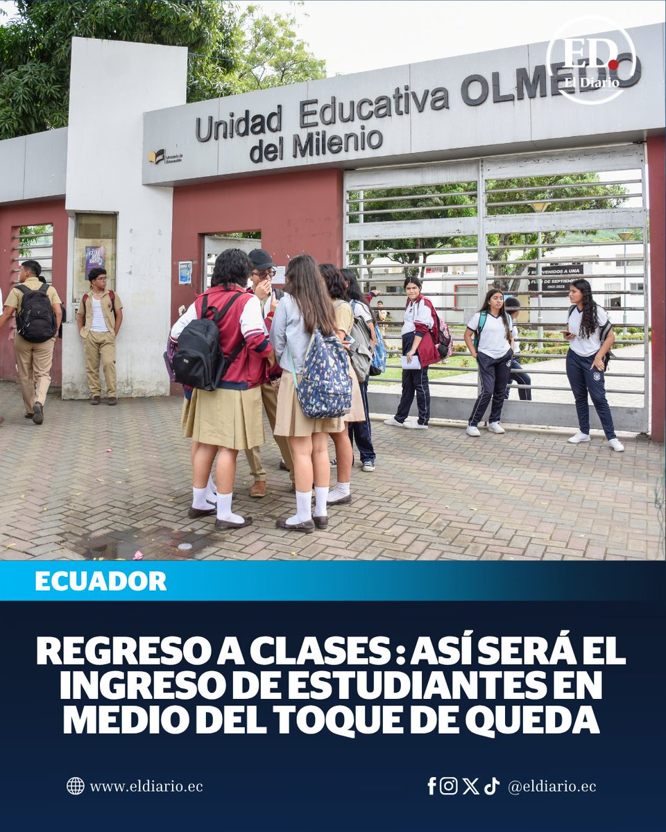 eldiarioec's tweet image. #Ecuador | ¿Qué pasará con las unidades educativas y universidades? ► ow.ly/rfow50YTExQ