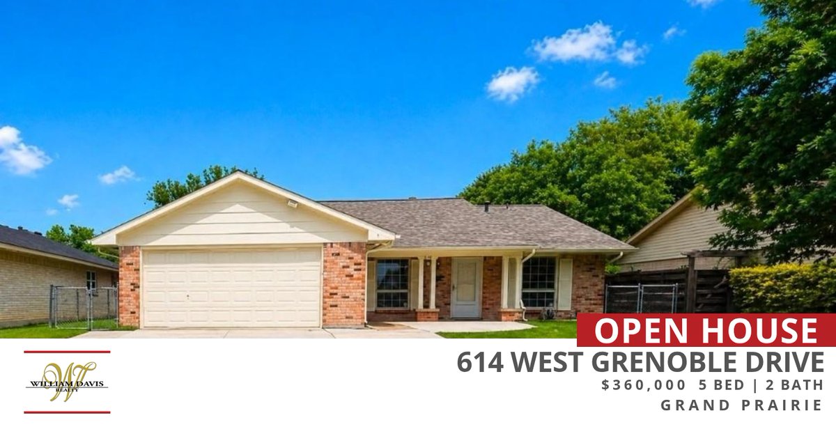 DarleneHowell's tweet photo. Open House Opportunity in Grand Prairie! 5-bedroom layout in a beautifully renovated single-story home offering over 2200 square feet of living space. This expansive floorplan features two large living areas, a dedicated dining... https://t.co/ymwL9joj5J https://t.co/reSq8Gq6IU