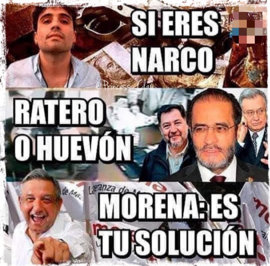 YolandaPM9's tweet photo. @SimonLevyMx @rochamoya_ @petrogustavo #narcopartidodemorena https://t.co/oFGTPjsXK7
