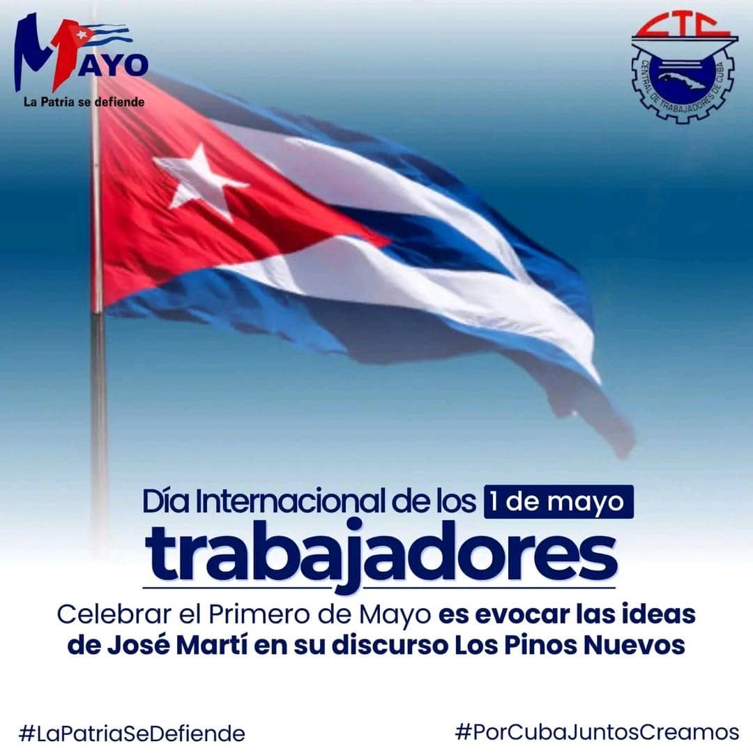 1ro de Mayo,  Día Internacional de los trabajadores!
Vivan los trabajadores!
Viva el 1ro de Mayo!
#BMCGuineaBissau 
#CubaCooperaGB