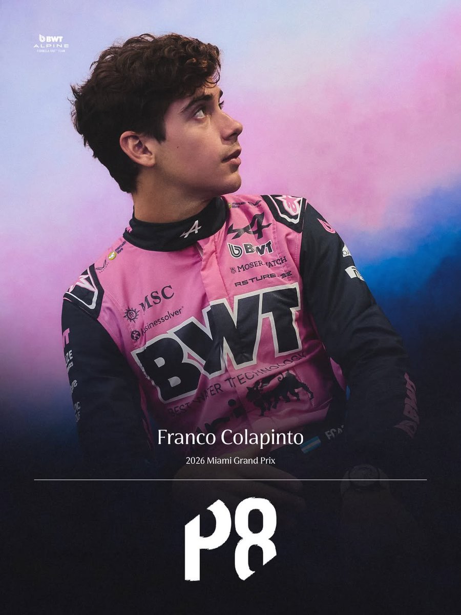 Franco Colapinto? El mejor del resto 😉

#F1 #MiamiGP