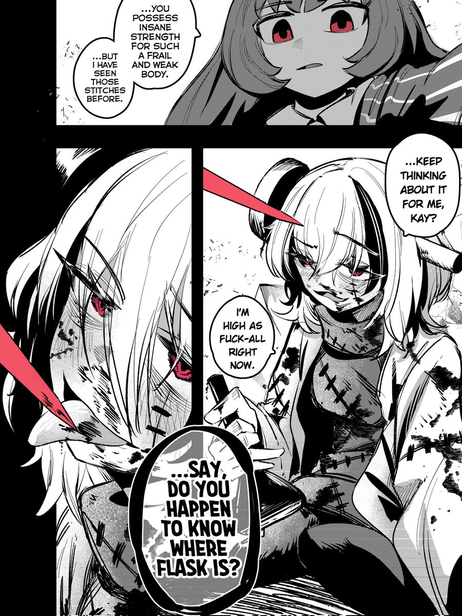 Sisterly Love.

(Sword vs. Potion)
#earclacks #weaponballs