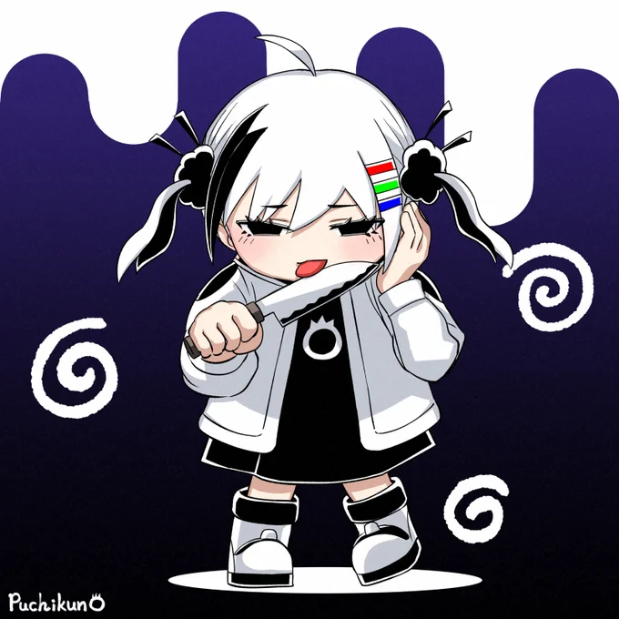 おはモノチ 「どうしてモノチのおもちを食べたっち?」 #MonochiProject