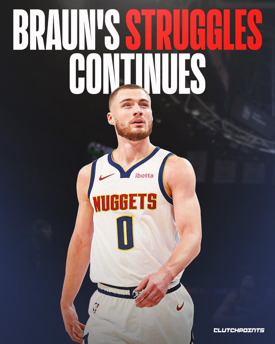 Christian Braun last 4 games:

3, 9, 8, 2 points.

His 5-year, $125M deal starts next season.

Denver needs more consistency.