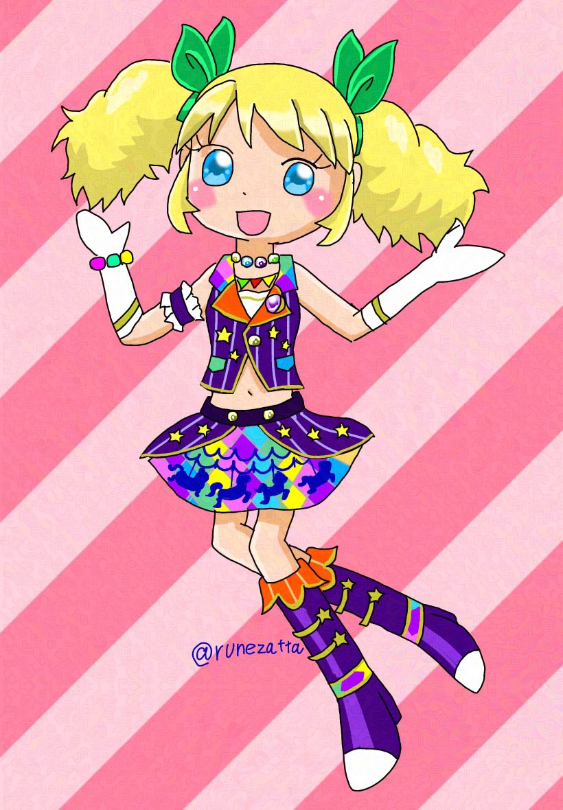 冴草きいちゃんをマジカルスターコーデで描いてみました。 #アイカツ