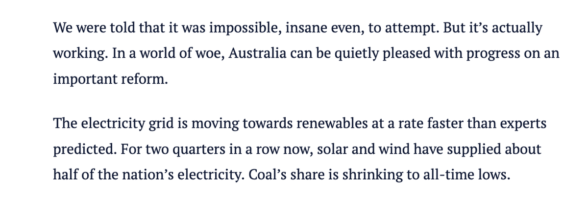Peter_Fitz's tweet image. A must read, by Hartcher. The people have led the renewables revolution, and won. Only One Nation and the Coalition don't get it. 
#Auspol
Renewable energy in Australia: The people have voted with their rooftops, but the Coalition is still not on board smh.com.au/politics/feder…
