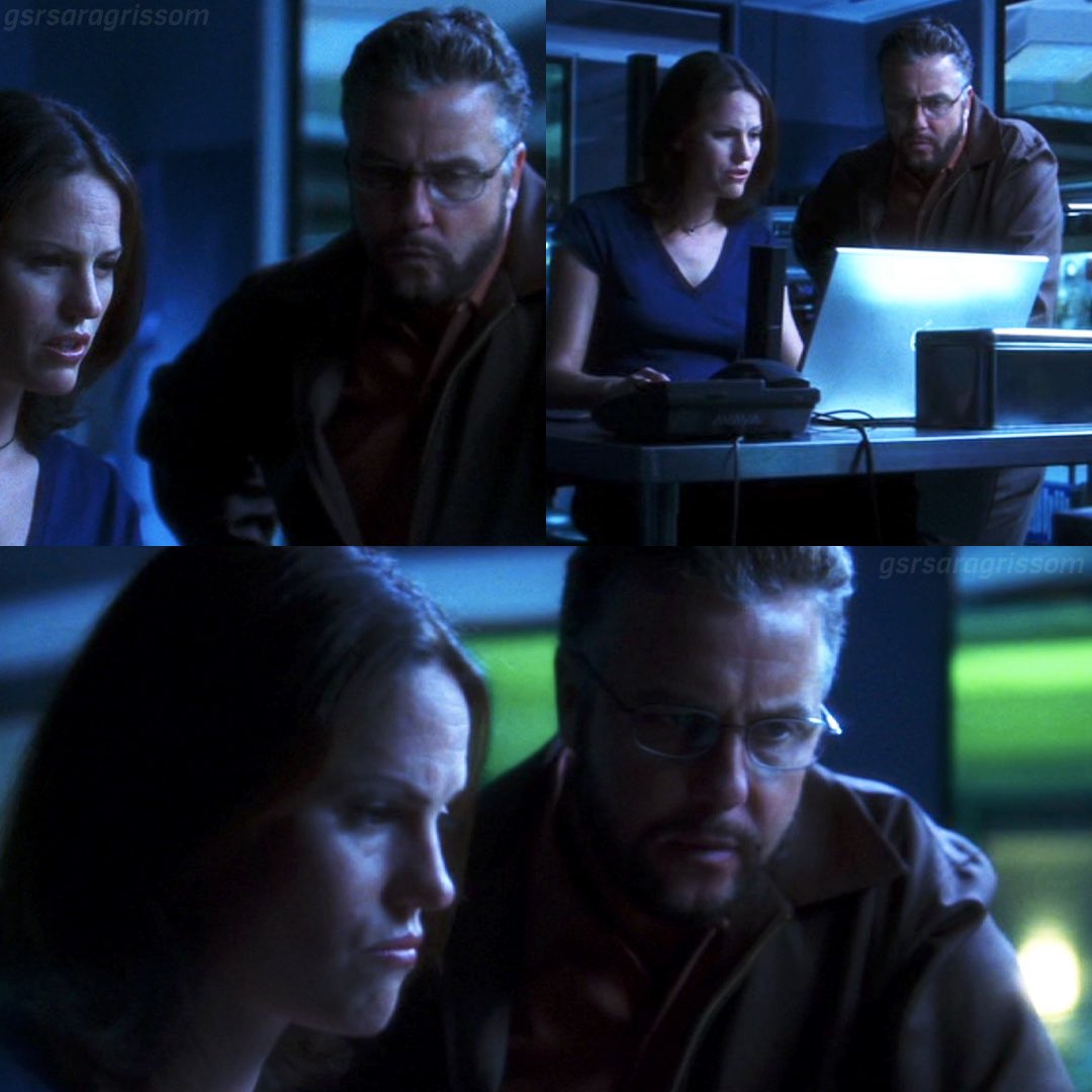 gsrsaragrissom's tweet image. #csi #csilasvegas #sarasidle #jorjafox #gilgrissom #williampetersen #csivegas