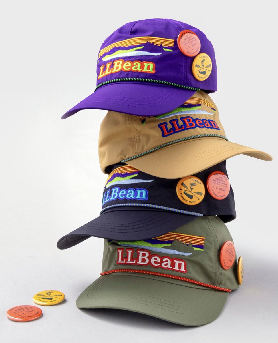 L.L.Bean Japan — Tin Badge Cap