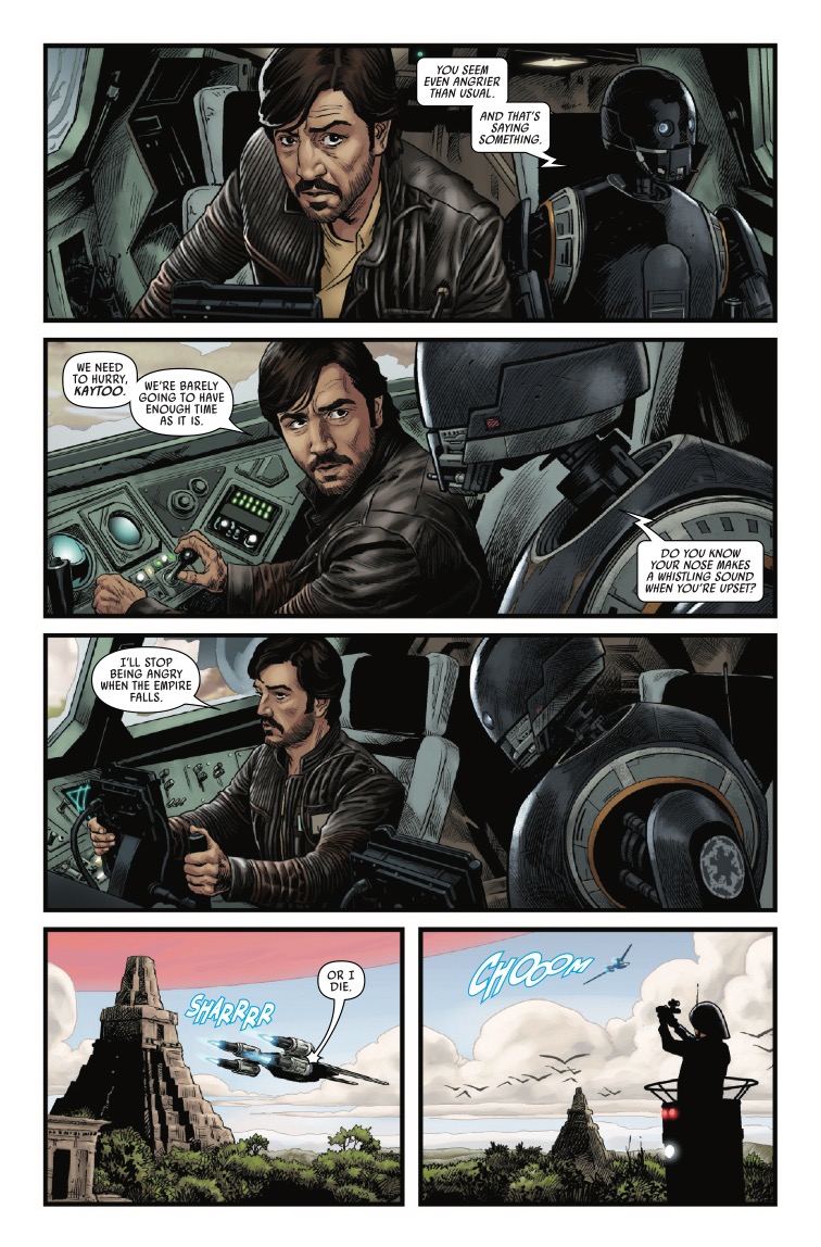 the world will explode if cassian is ever written in character in a ...