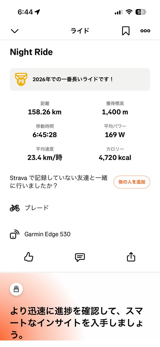 予報外れの雨に打たれて泣きましそうになりながらゴール
楽しかったー
