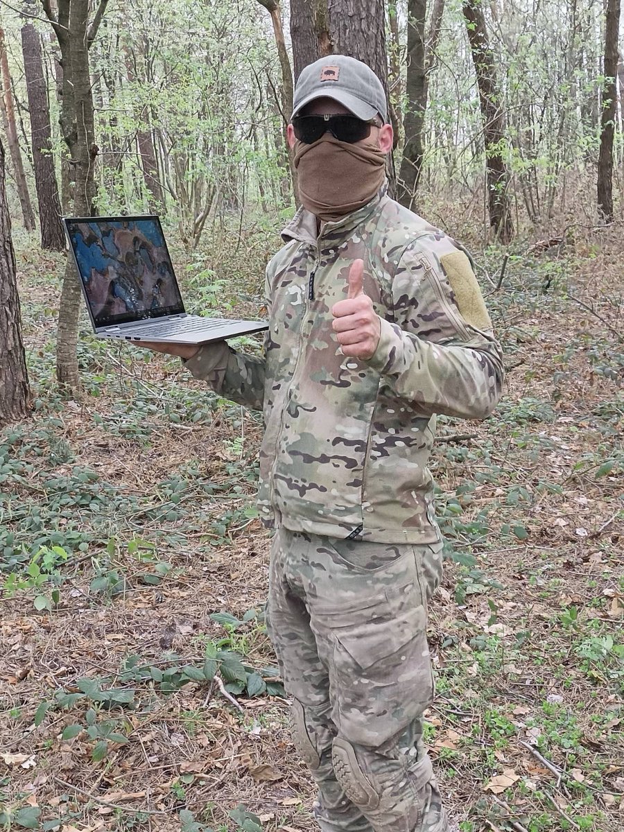 RachelPAV's tweet photo. Another donated laptop is now in use in Ukraine! This one is with a foreign team in 3rd Army Corps who needed one for administrative and training purposes to create reports and presentations. That work is a lot easier now.

Do you have a laptop, tablet, phone, PC, monitor, etc that you don't need anymore but is still in working condition? We can very likely find a home for it in Ukraine. Please reach out to us at tech@protectavolunteer.com with information on what you have, how many you have, and where it is. We will respond and let you know if we can accept it and if so how to ship it.

NEW: if you are shipping from Europe or the USA, we can now receive it directly from you via Nova Poshta. Nova Poshta connects to UPS in the USA now so you can ship it yourself from UPS. Please BE PATIENT for updates as once in Ukraine we need to receive everything, sort it, and send it out. Some teams may be slow on getting us reports they received everything because they are quite busy.

As long as tech equipment works it is very likely useful. Yes drone teams need powerful equipment but there is also a need for computers and tablets that can just do administrative tasks and trainers need to make powerpoint presentations. Injured people in hospitals often lose their phones and need a new one. Therefore there is still a need for equipment that isn't the most powerful or the fanciest it just needs to work.