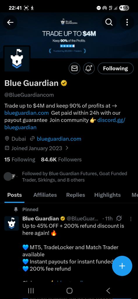 InvestorSamzy's tweet photo. @jekzcharlez @BlueGuardiancom @GuardianFutures @GuardianTvLive @PropTradingHQ @Zankaeffect1 Done https://t.co/yzLAnDYoZR