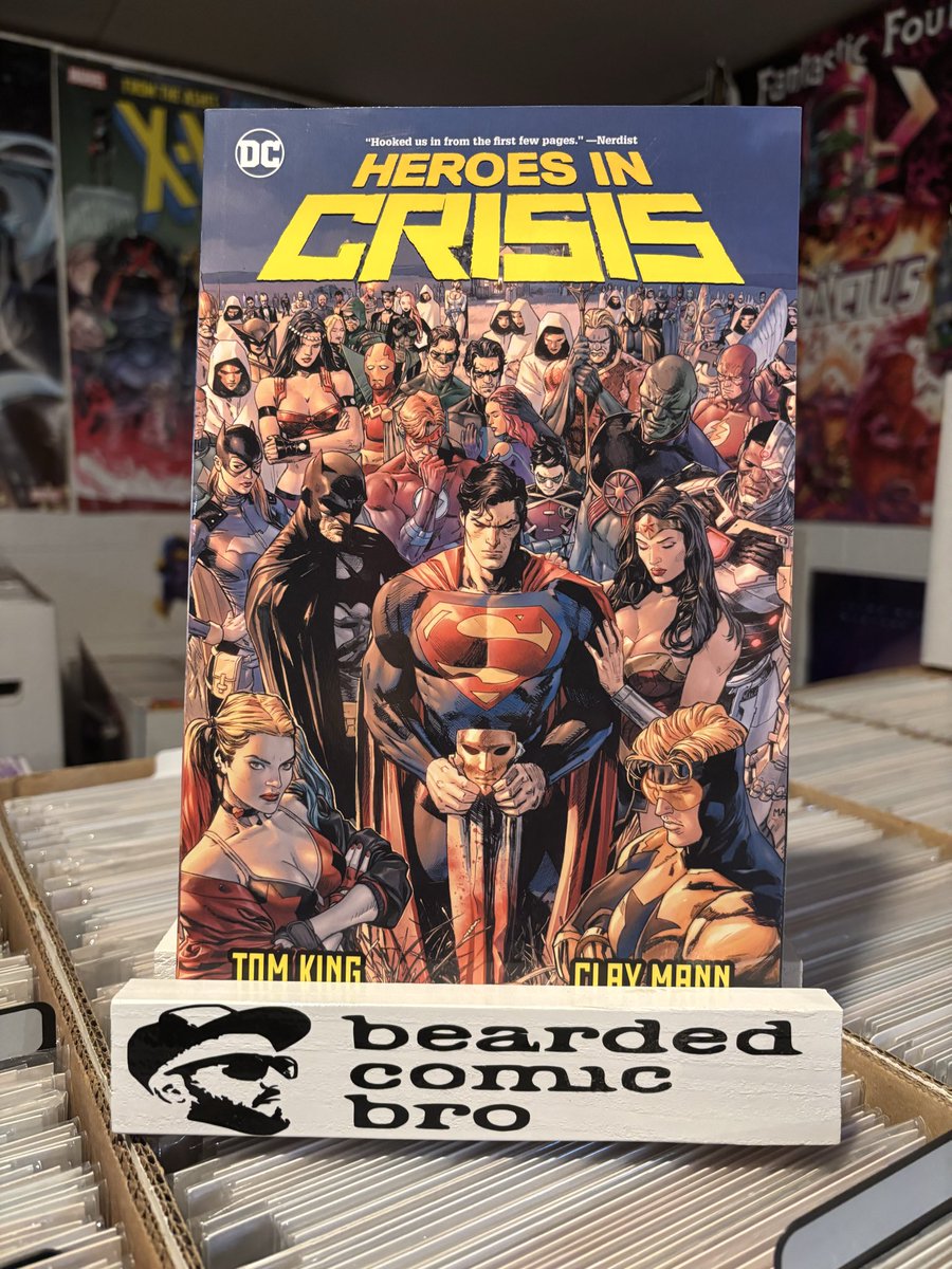 beardedcomicbro's tweet image. It’s the first of the month and the pick for the BCB Book Club in May is Heroes in Crisis from @TomKingTK and @Clay_Mann_ !!! If you want to join the conversation this month I can send you the link to my discord #comics #comicbooks #dc #beardedcomicbro