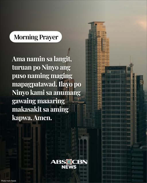 ABSCBNNews's tweet photo. Turuan Mo ang puso naming maging mapagpatawad. 🙏 https://t.co/sTCiD563r3
