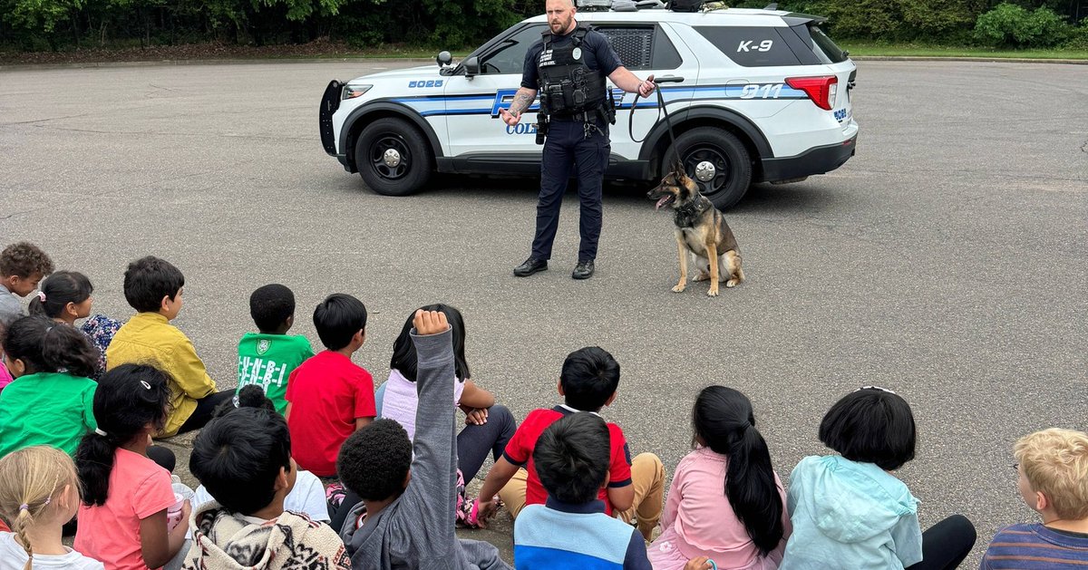 colliervillepd's tweet photo. 📷Career on Wheels – CPD on the Move! 📷
This morning, the Collierville Police Department had a great time participating in the Career Fair on Wheels at Crosswind Elementary School.

Hosted by Collierville Schools, this event gives K–2 students a hands-on opportunity to explore a variety of vocational vehicles, including police cars, fire trucks, forklifts, and utility vehicles. It’s all about connecting students with the people and careers behind the wheel, alongside our community partners like the Town of Collierville Public Works Department and local safety personnel.

We also had the opportunity to visit Schilling Farms Elementary School for a show-and-tell, where students met K9 Officer Kuchenbecker and K9 Axel.

We appreciate the opportunity to engage with our youngest community members and help inspire future leaders. Thank you to Collierville Schools for having us!