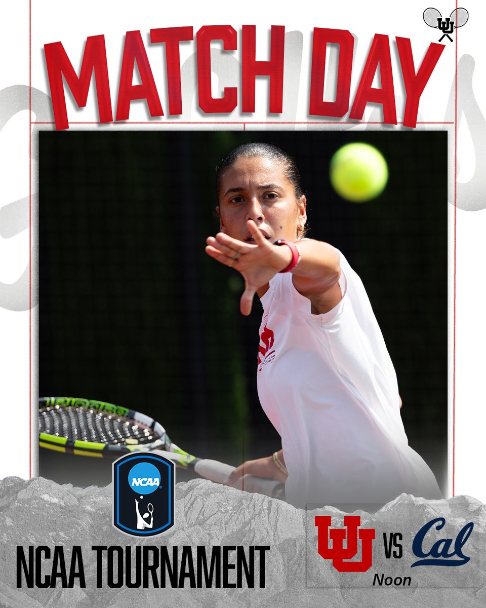 UteWomensTennis's tweet image. 🎾 MATCH DAY
🏆 NCAA TOURNAMENT
📍Los Angeles 
⏰ Noon
🆚 California 
📊 bit.ly/4tdqjDs
📺 
#GoUtes