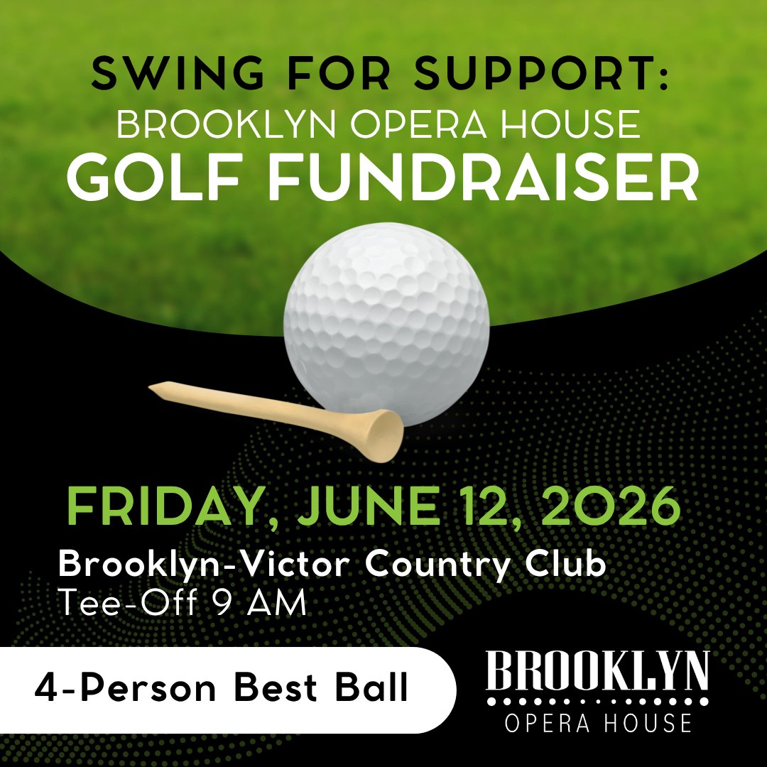 BrooklynOpera's tweet photo. Did you know there are sponsorship options at our Brooklyn Opera House Golf Fundraiser? Gather your four person team and sponsor a hole for $350! Coming to Brooklyn June 12th. 

Learn more: https://t.co/BGT0ni7L9Y

*Other sponsorship options available https://t.co/cugLbPHRfM