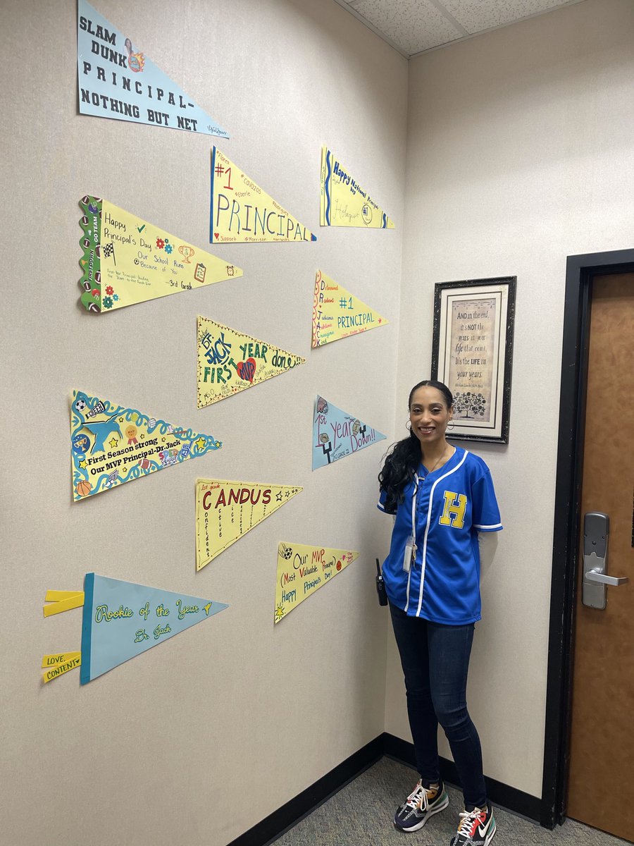 HolmquistES's tweet photo. Behind every great school is a great leader. Today we honor @DrCandus for her vision, commitment, and unwavering dedication to students success. Happy #PrincipalAppreciationDay ! 💙💛 #HummingbirdsFLY https://t.co/N9hpPLVINu