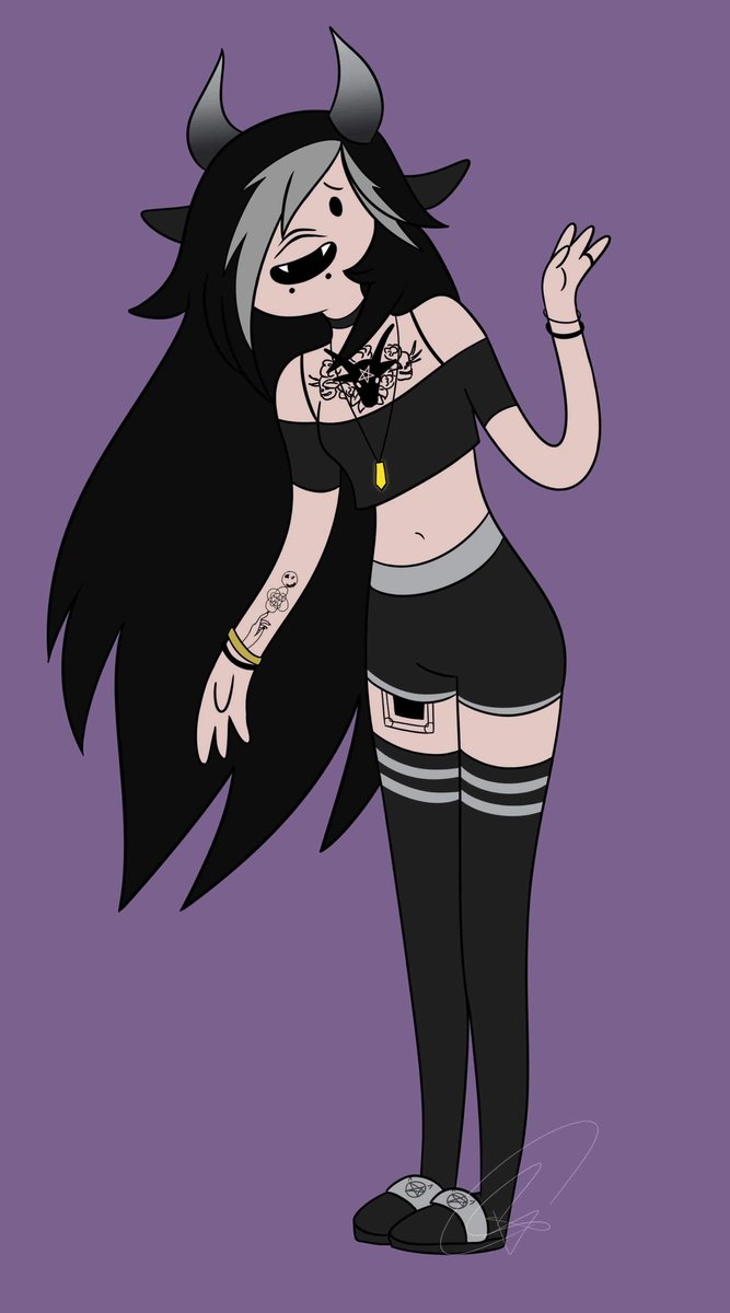 WillowTheBaphie's tweet photo. GOAT ADVENTURES! 
.
.
.
.
(adventure time inspired art)
🎨 IG: darkling_darling_ 
.
.
.
#goatvtuber #gothvtuber #adventuretime #cartoonart #art https://t.co/XF0r3IP3V4