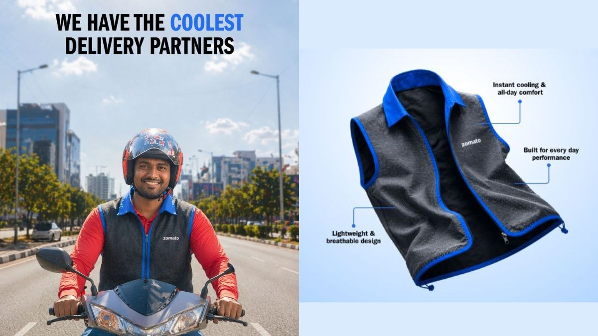 InsideIndiaHQ's tweet image. 🚨📰 Zomato has introduced cooling vests for delivery partners across 14+ cities to tackle extreme summer heat above 40°C.
#Chennai #Bengaluru