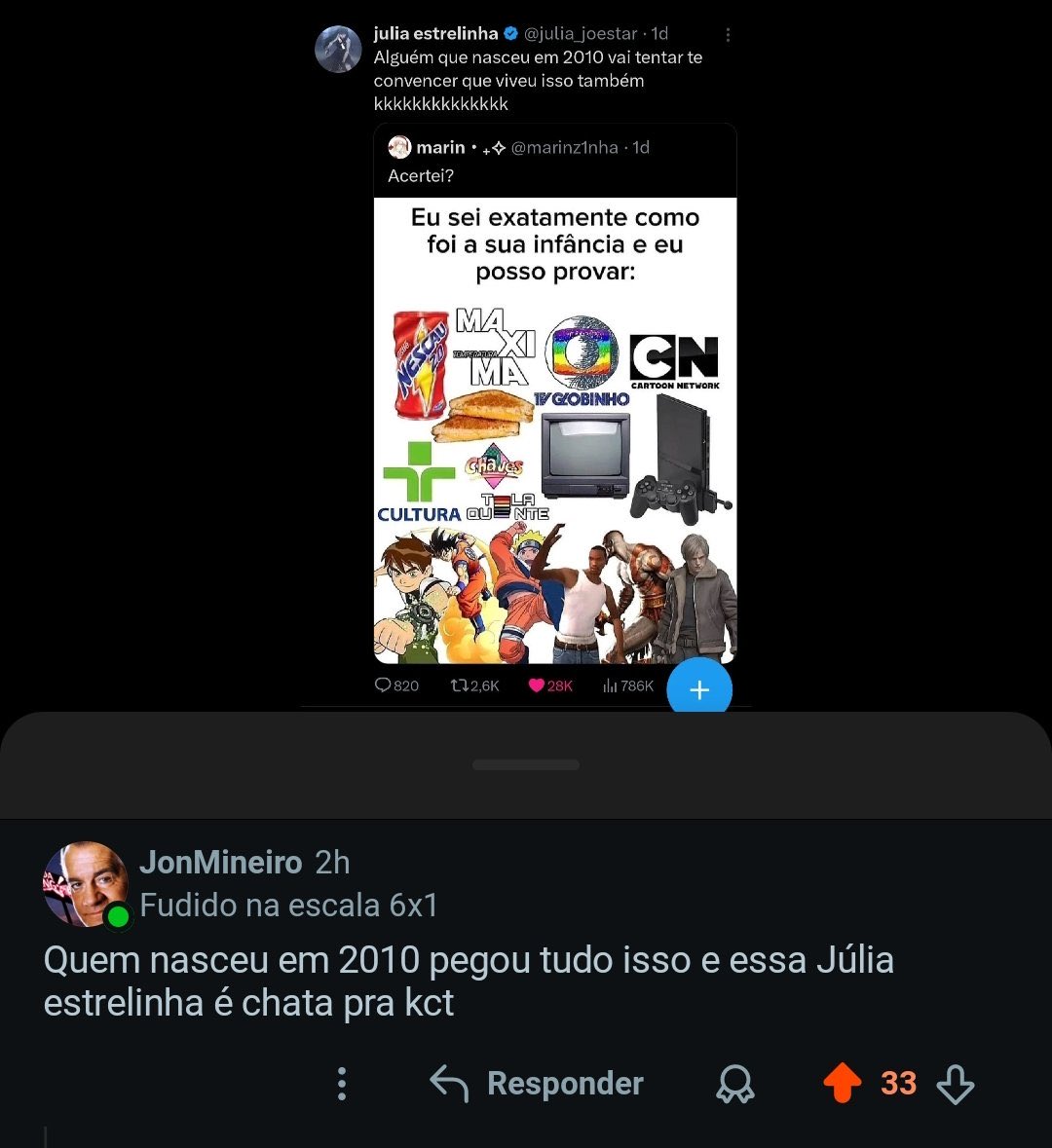 julia estrelinha tweet media